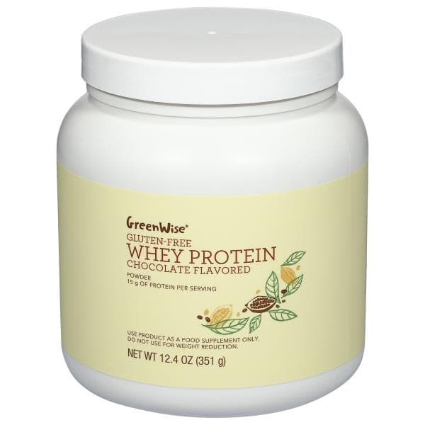 Greenwise Whey Protein, Gluten-Free, Chocolate Flavored