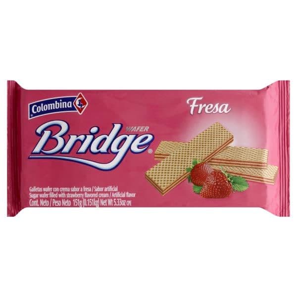 Colombina Bridge Wafer, Fresa