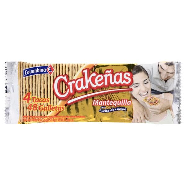 Colombina Crackers, With Butter Flavor