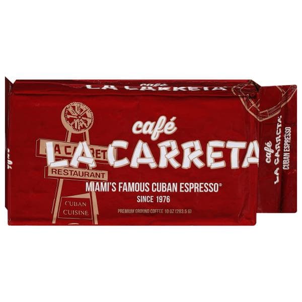La Carreta Coffee, Ground, Premium Espresso Blend