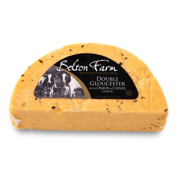Belton Farm Double Gloucester, Chives & Onion