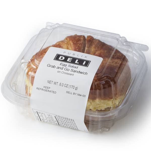 Publix Grab And Go Croissant, Egg Salad