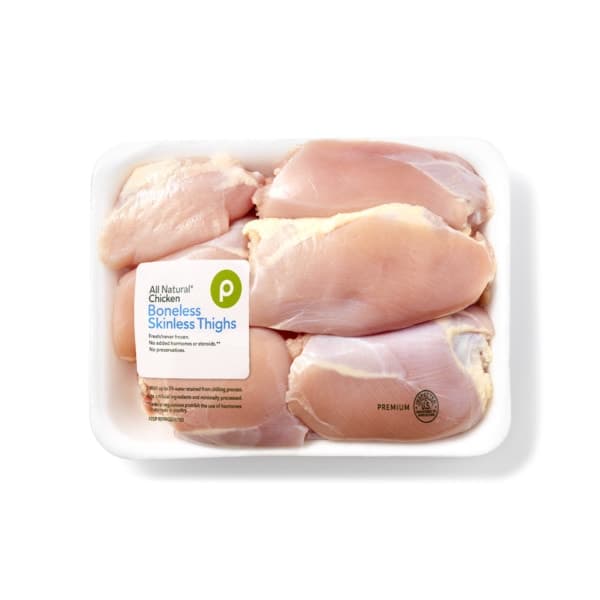 Publix All Natural Boneless Skinless Chicken Thighs
