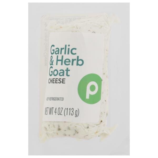 Publix Deli Goat Cheese Log, Garlic And Herb