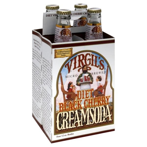 Virgil'S Cream Soda, Diet, Black Cherry
