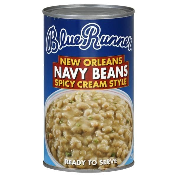 Blue Runner Navy Beans, New Orleans Spicy Cream Style