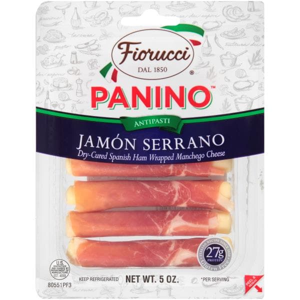 Fiorucci Jamon Serrano Wrapped In Manchego Cheese