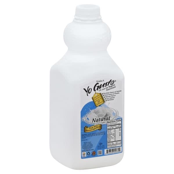 Yogusto Yogurt, Sweetened, 2% Low-Fat, Natural