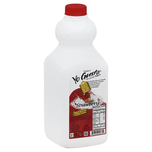 Yogusto Yogurt, 2% Low-Fat, Strawberry