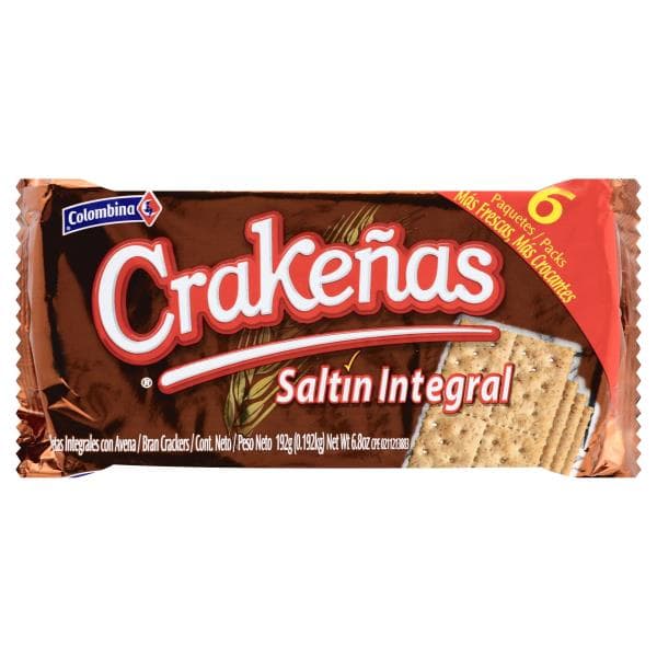 Colombina Crakenas Wheat Bran And Oat Crackers