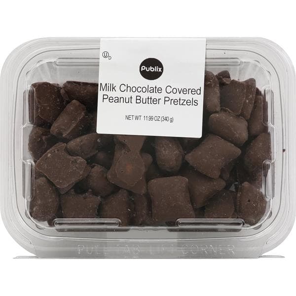 Publix Milk Chocolate Covered Peanut Butter, Pretzels