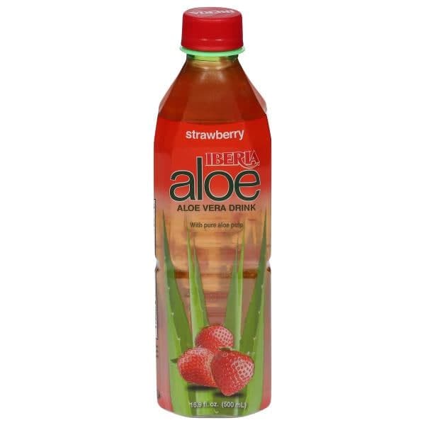Iberia Aloe Vera Drink, Strawberry