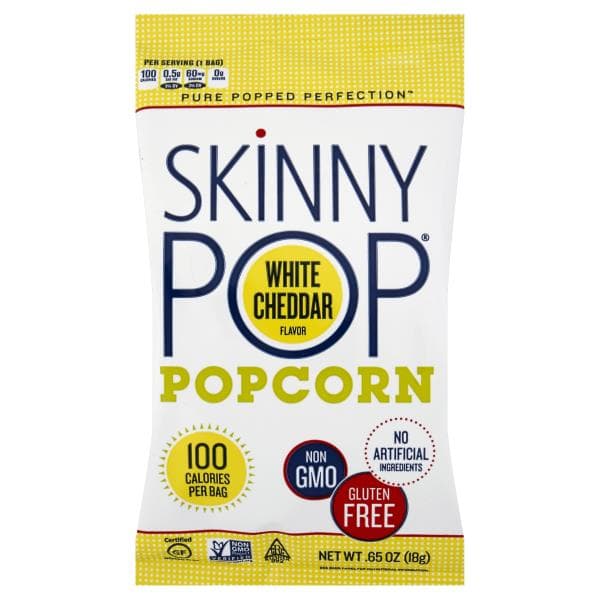 Skinnypop Popcorn, White Cheddar Flavor