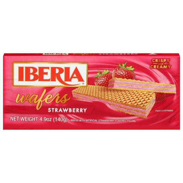 Iberia Wafers, Strawberry