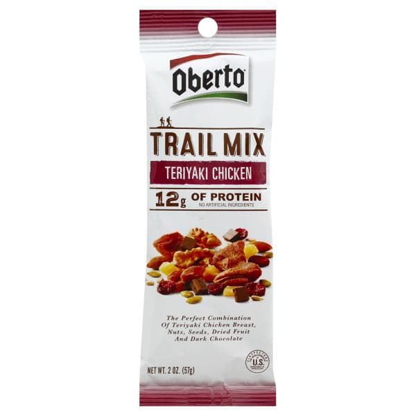 Oberto Trail Mix, Teriyaki Chicken