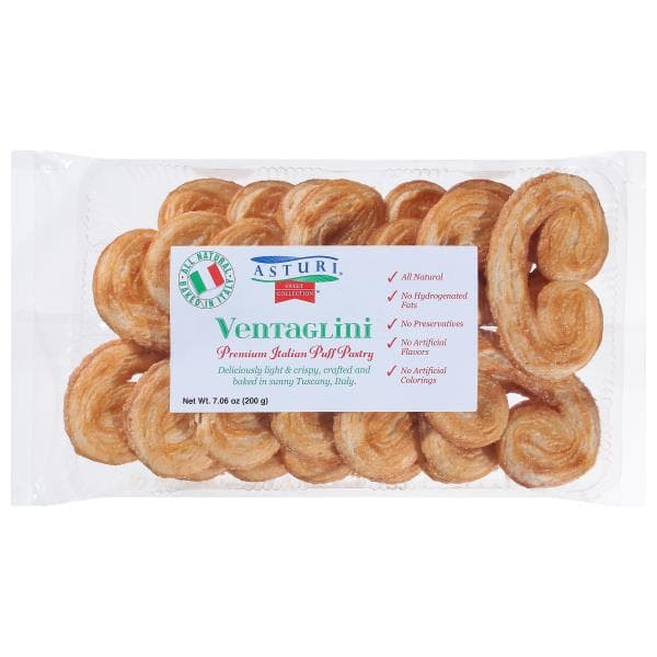 Asturi Ventaglini, Premium Hand-Crafted Puff Pastry