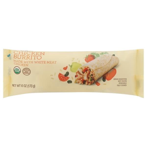 Greenwise Burrito, Organic, Chicken
