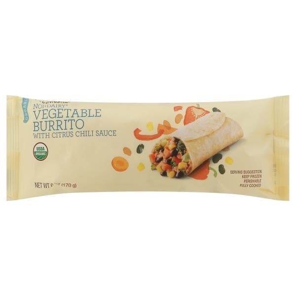 Greenwise Burrito, Vegetable, Organic