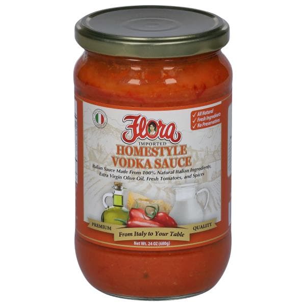 Flora Vodka Sauce, Imported, Homestyle