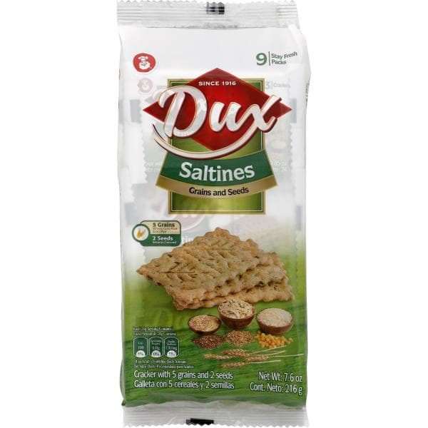 Dux Cracker, Saltines, Grains And Seeds