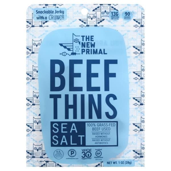 New Primal Beef Thins, Sea Salt
