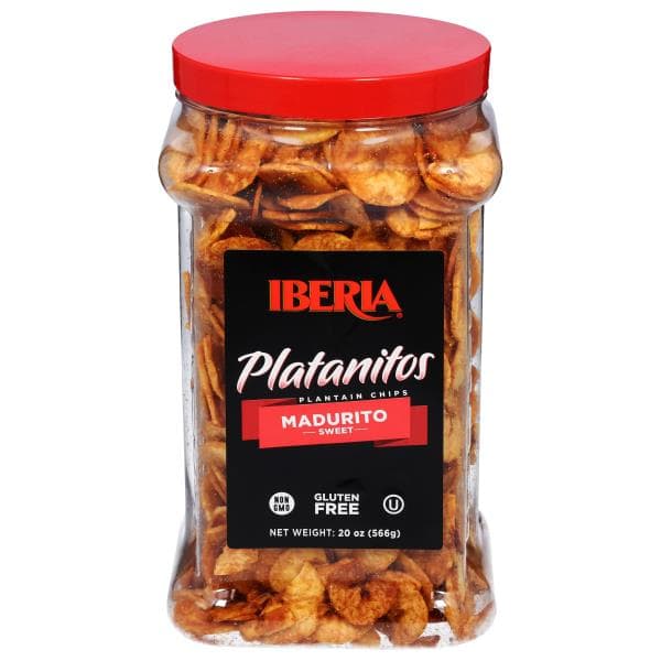 Iberia Platanitos Plantain Chips, Madurito Sweet