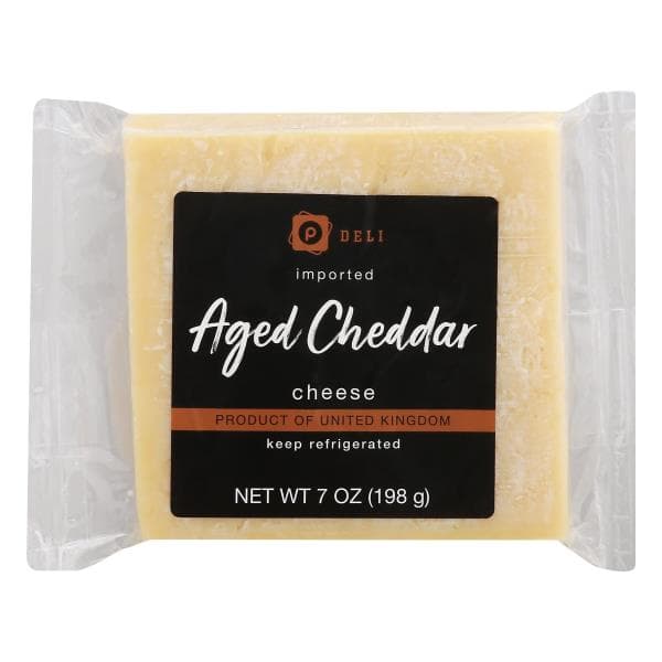 Publix Deli Cheddar Cheese, Imported, Aged