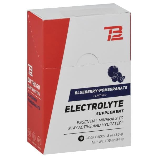 Tb12 Electrolyte Supplement, Blueberry-Pomegranate, On The Go