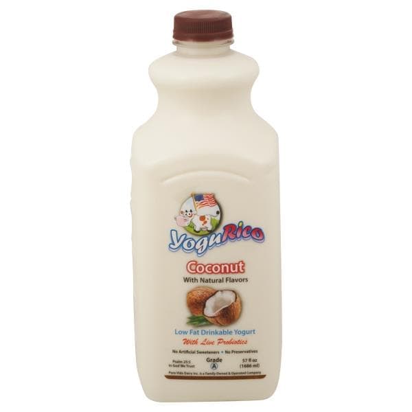 Yogu Rico Yogurt Smoothie, Coconut, 1% Milk Fat