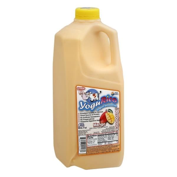 Yogu Rico Yogurt Smoothie, Mango, 1% Milk Fat