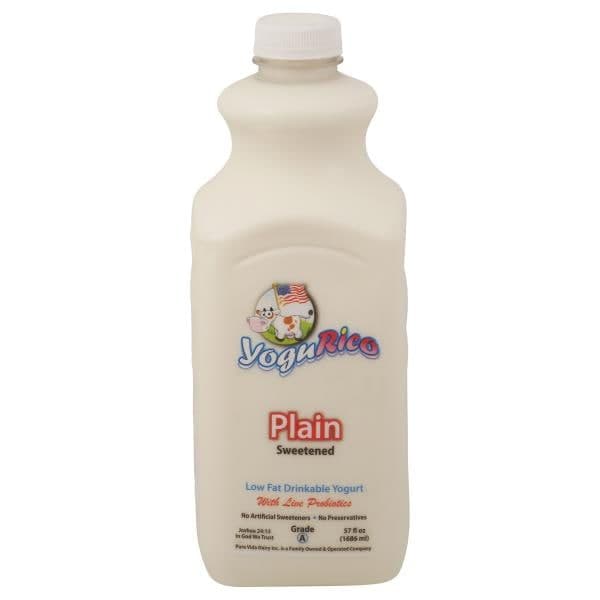 Yogurico Yogurt Smoothie, Sweetened Plain, 1% Milk Fat