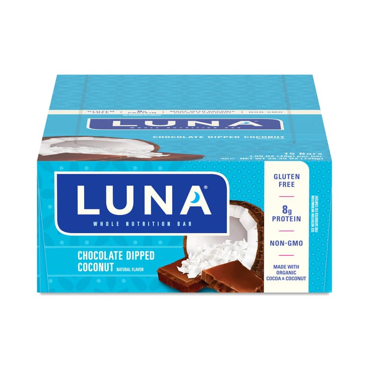 Clif Bar Luna Bar, Chocolate Dipped Coconut