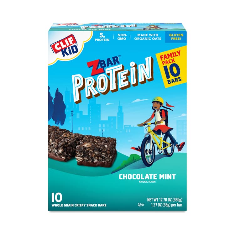 Clif Bar Z Bar Protein Chocolate Mint Bars