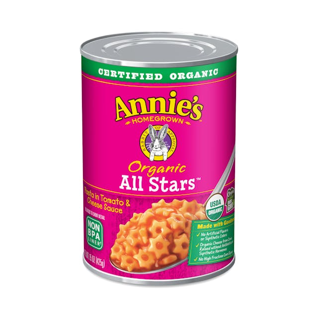 Is it Low FODMAP? Annie's Organic All Stars Pasta In Tomato & Cheese Sauce