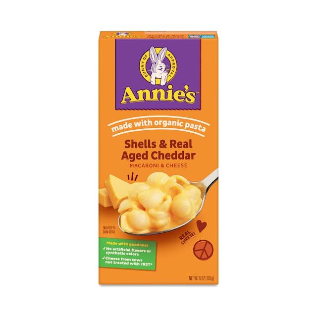 Is it Vegetarian? Annie's Shells & Real Aged Cheddar Macaroni & Cheese