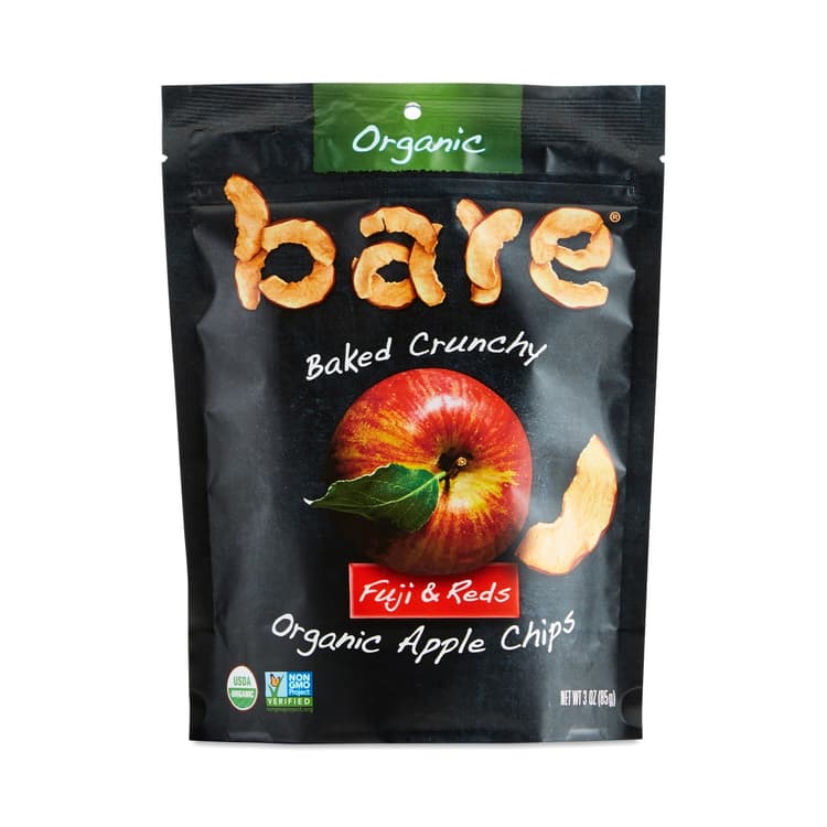 Bare Foods Apple Chips Organic Crunchy Fuji Red