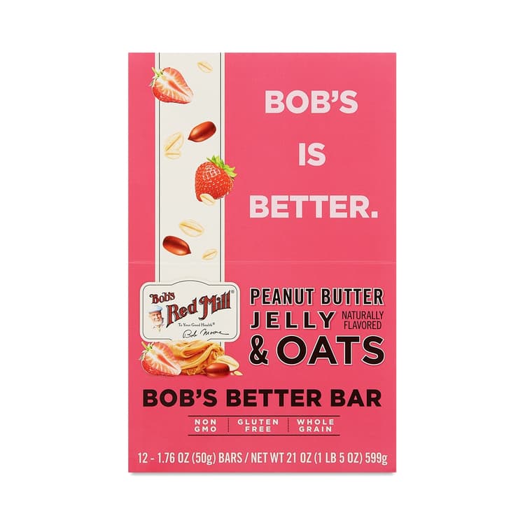 Bob'S Red Mill Peanut Butter Jelly & Oats Bars