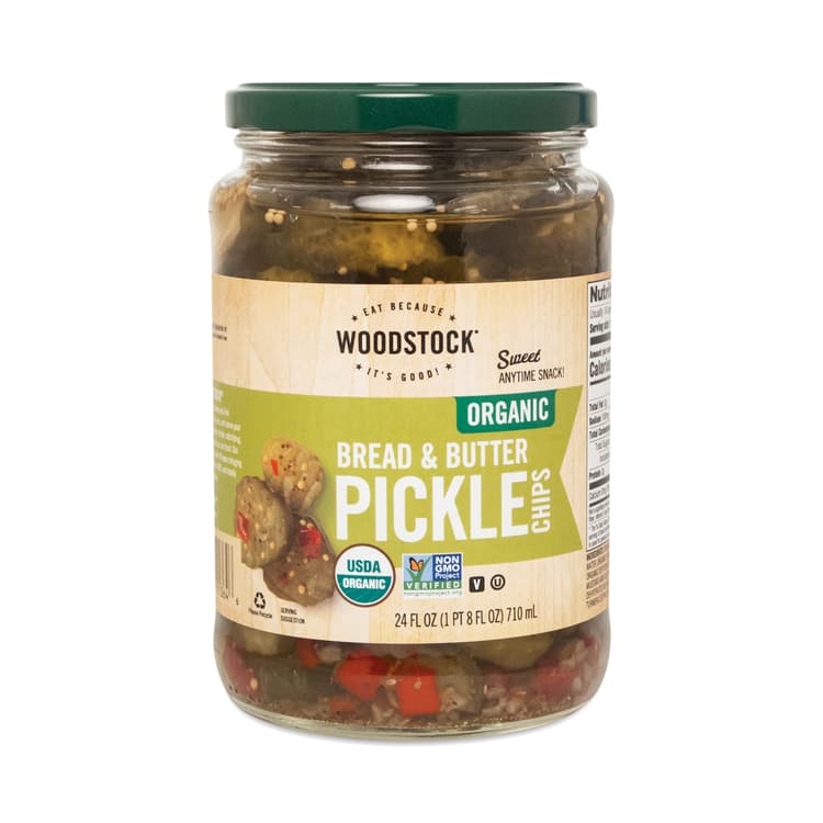 Woodstock Organic Bread & Butter Pickle Chips