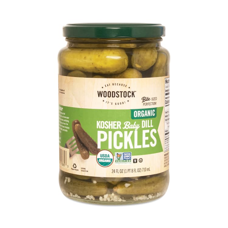 Woodstock Organic Kosher Baby Dill Pickles