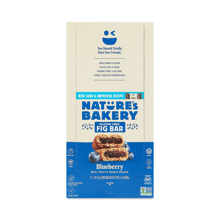 Nature'S Bakery Gluten Free Fig Bars, Blueberry