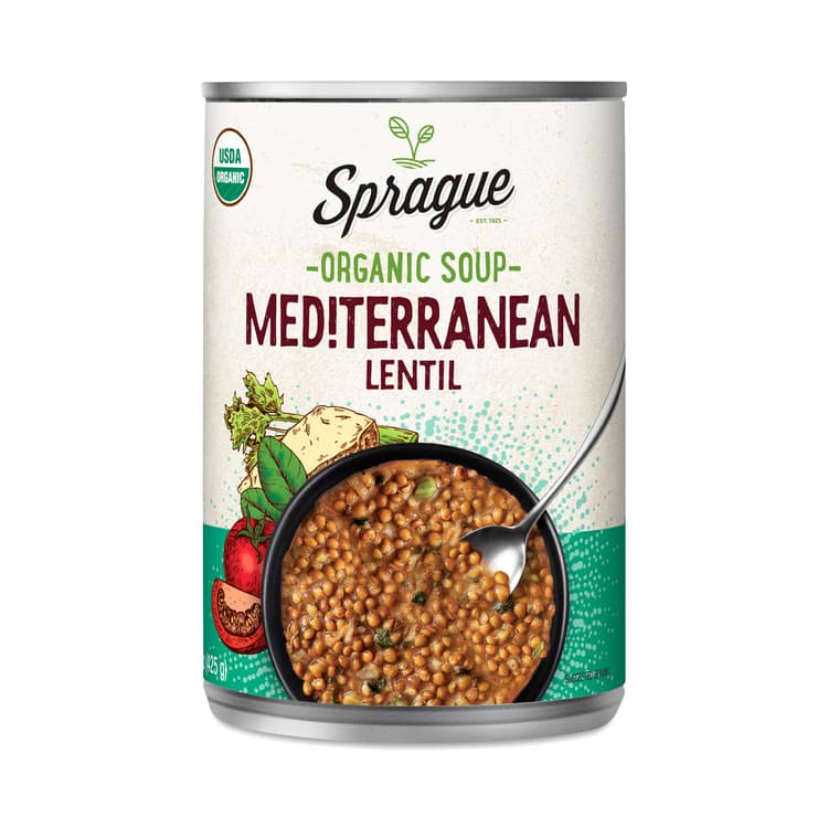 Sprague Organic Soup, Mediterranean Lentil