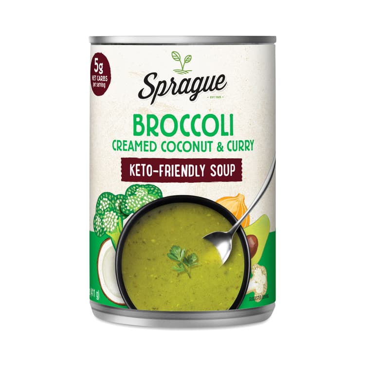 Sprague Keto Soup, Broccoli, Creamed Coconut & Curry