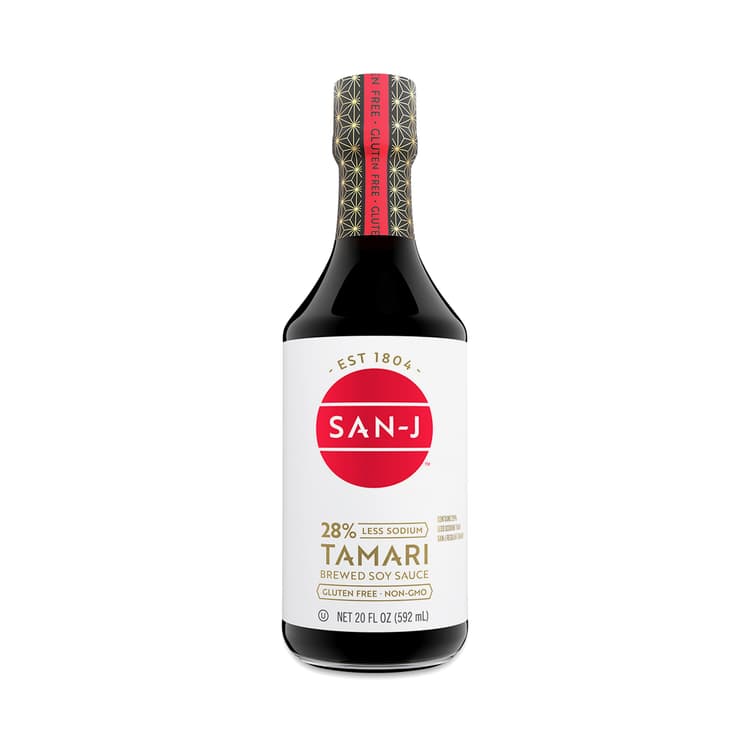 San-J Tamari Gluten-Free Soy Sauce - Reduced Sodium