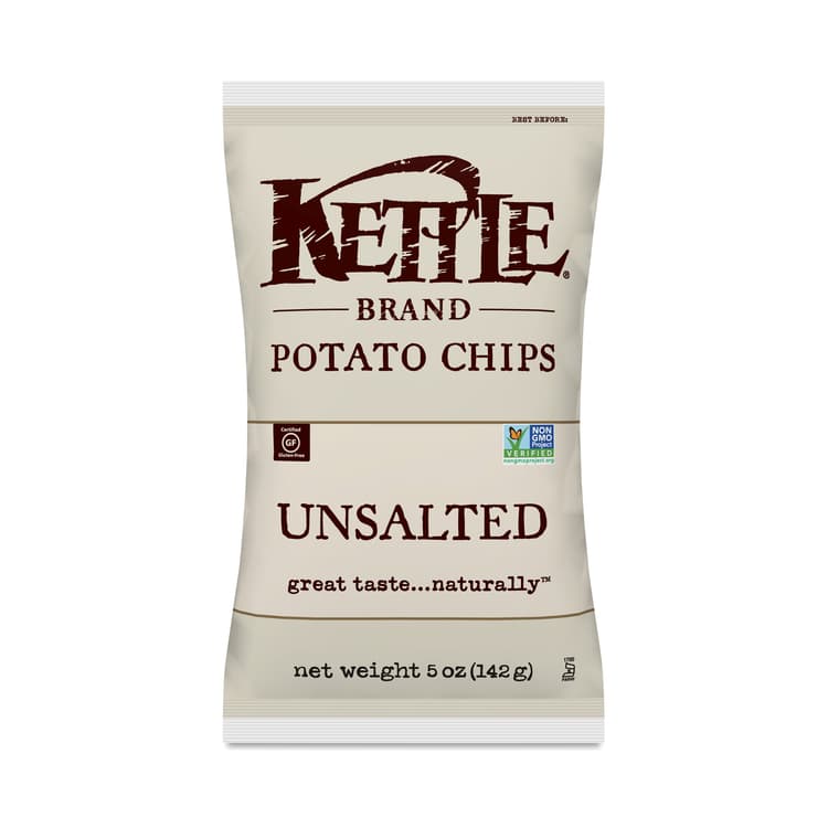 Kettle Brand Potato Chips, Unsalted