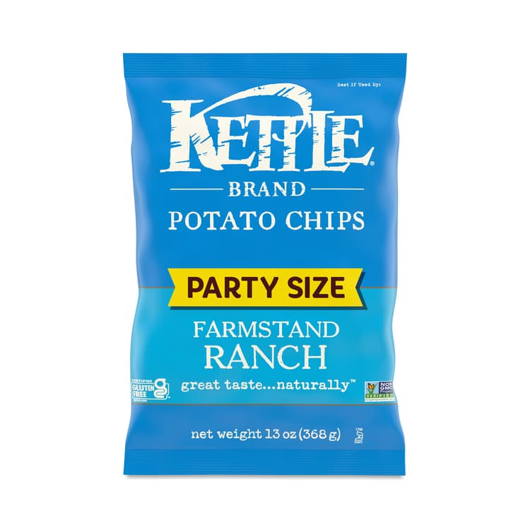 Kettle Brand Potato Chips, Farmstead Ranch, Value Size
