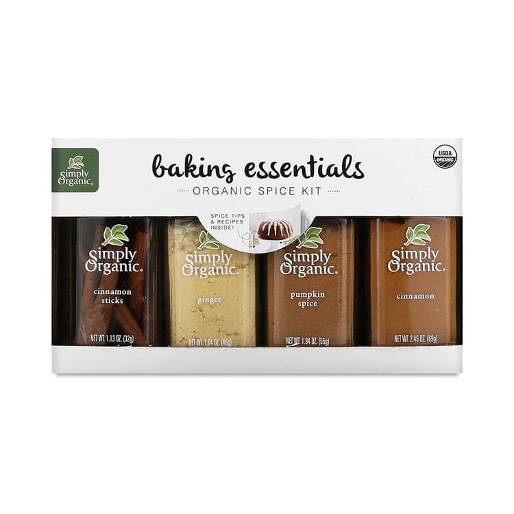 Simply Organic Baking Essentials Spice Kit