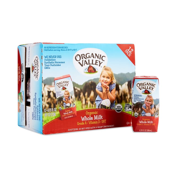 Organic Whole Milk, Single Serve