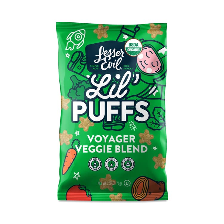 Lesserevil Lil' Puffs Veggie Blend