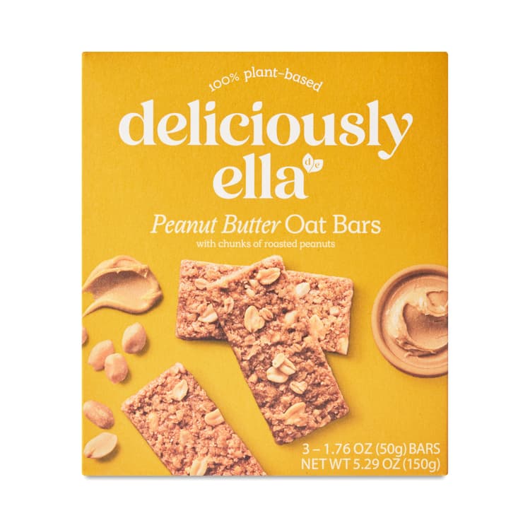 Deliciously Ella Oat Bars, Peanut Butter