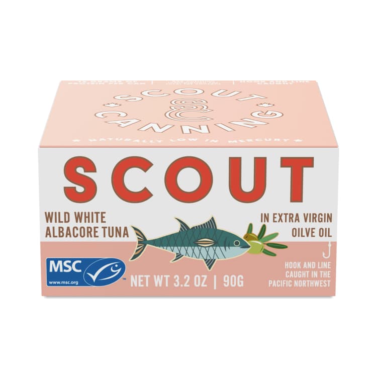 Scout Wild White Albacore Tuna In Olive Oil